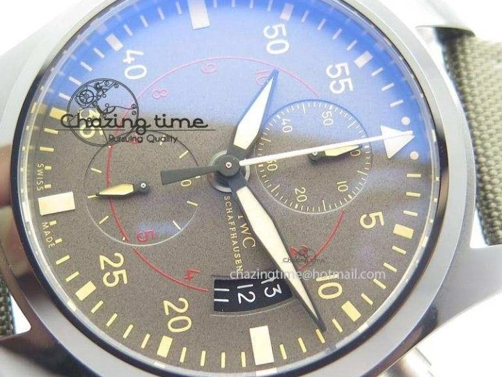 MIROTIME 0119 Pilot Top Gun Miramar IWC388002 ZF 1:1 Best Edition Ceramic Case On Nylon Strap A Practical 7345